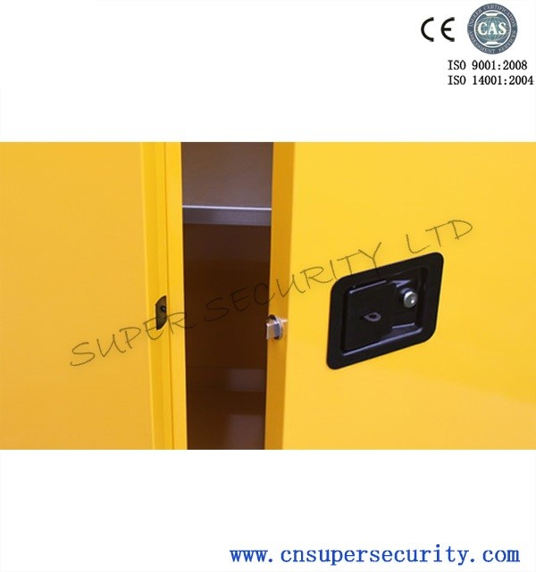 Narrow Vertical Industrial Corrosive Chemical Storage Cabinet With Single Door
