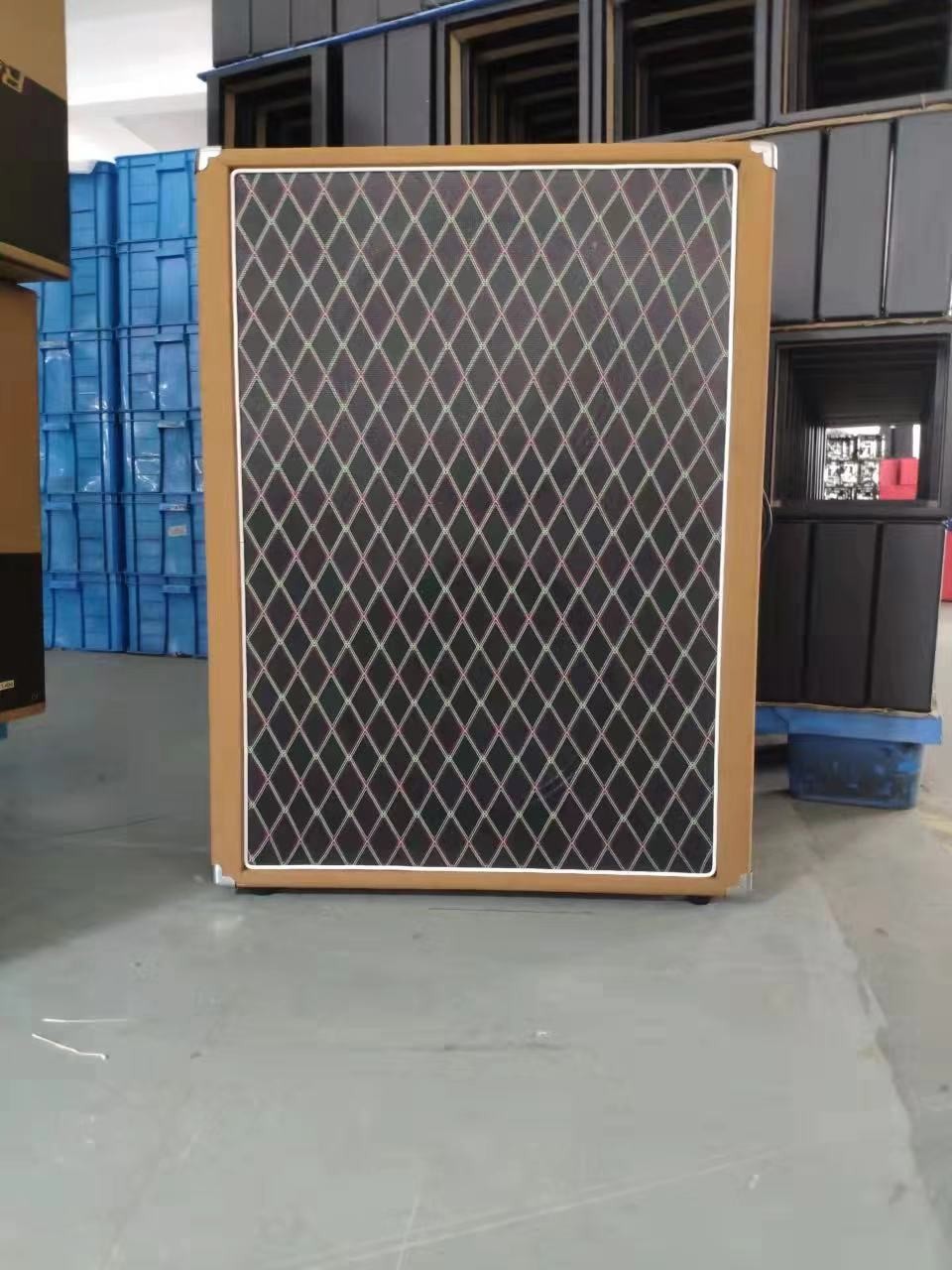 Custom Guitar Amplifier Speaker Cabinet 112 212 Dumble Vertical Style Vox Grill Cloth Celestion V30 Speakers