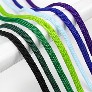 Quality Tent Reflective Braided Rope Leash Dog Lead Colorful Round Draw Cords Hoodie String Rope 10mm wholesale