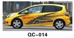 Waterproof Respect PVC Car Body Sticker QC-014A / Car Decoration