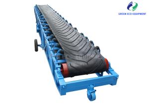 Quality Cement Mobile Inclined Belt Conveyor Bagged 5 Meters To 20 Meters wholesale