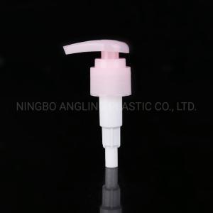 Quality 24/410 Pink Ribbed Lotion Pump 2cc 4cc Capacity for Liquid Dispenser Hot Promotion wholesale