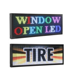 China P4RGB IP65 Rear Window LED Display WIFI Programmable Outdoor LED Sign on sale