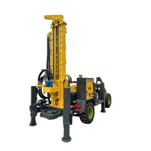 Quality 220m Wheel Vehicle Mounted Water Well Drilling Rig with 65kw Diesel Engine wholesale