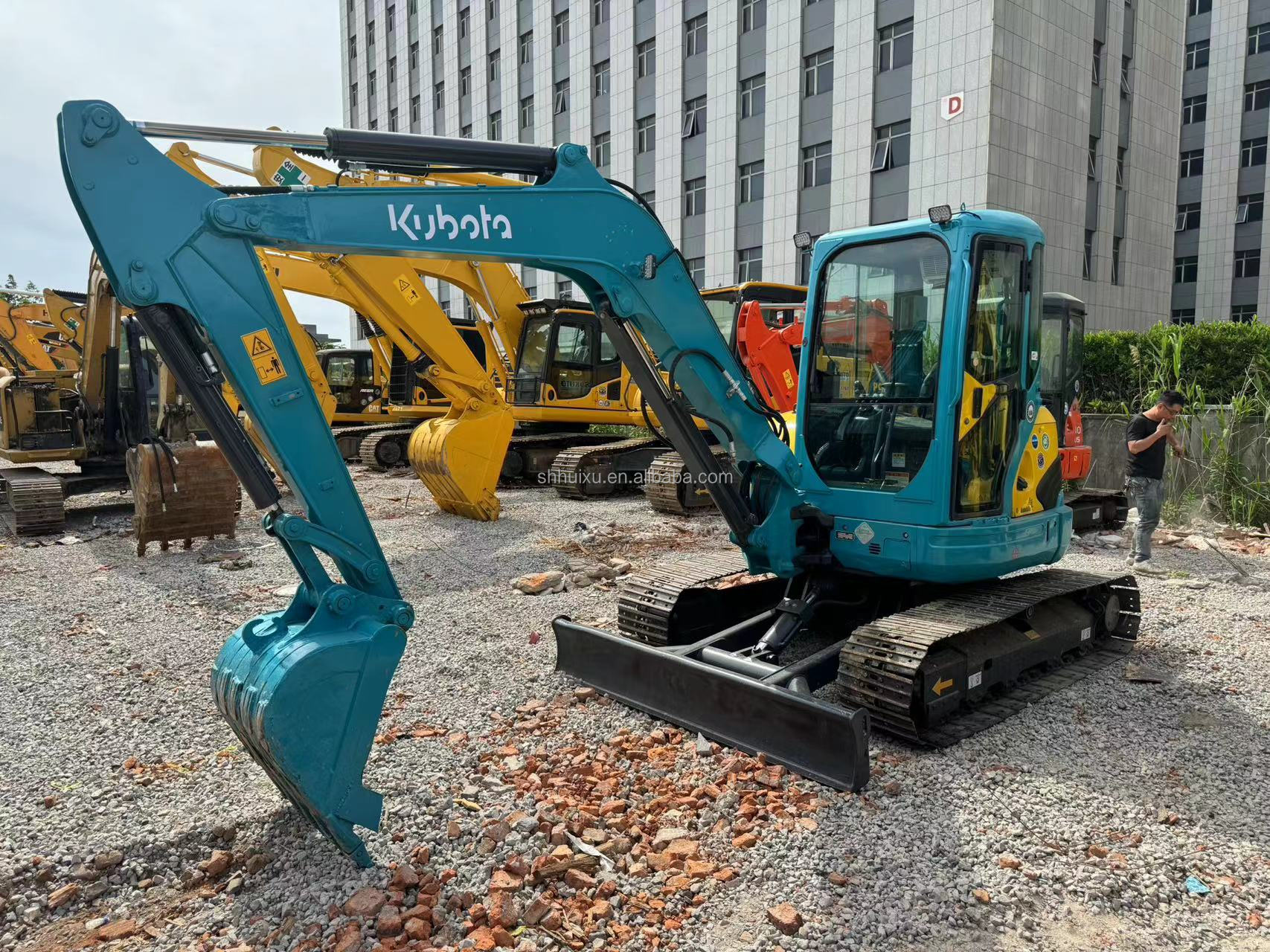 5 Ton Mini Used Excavator KUBOTA KX155 Second Hand Crawler Excavator