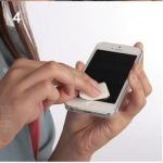 Disposable single packed customized screen wet tissue