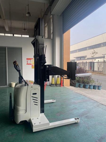 Automatic Electric Battery Powered Roll Paper Plastic Film Roll Lifter Easy To