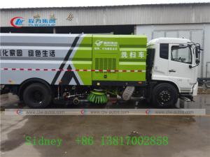 Quality Dongfeng Tianjin Diesel Engine 12m3 Vacuum Sweeper Truck wholesale