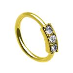 Women Fancy Nose Piercing Jewellery 316L Surgical Steel 18 gauge