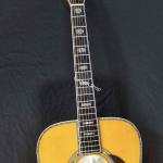 Custom AAAA All Solid Wood Round D Type Body Vintage Acoustic Dreadnought Guitar