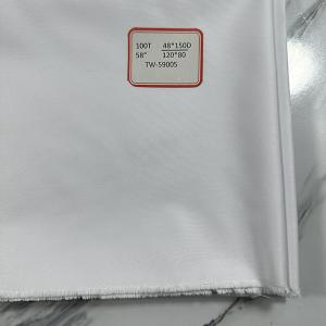 Quality 48*150D 120X80 Spun Polyester Fabric 120GSM Poplin T Shirt Fabric wholesale