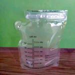 Standing Zipper 180ML Breast Milk Pouches