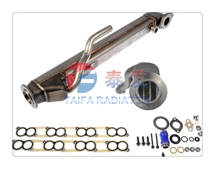 Radiator FIN Style Egr Cooler Upgrade / Egr Cooler Gasket Kit 1845145C96 For F250 F350 F450 F550