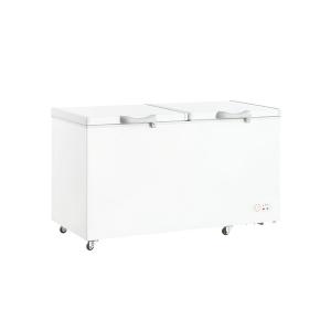 Quality 528L Commercial And Home Wholesale Top Open Double Solid Door Chest Freezer, Deep Freezer For Meat wholesale