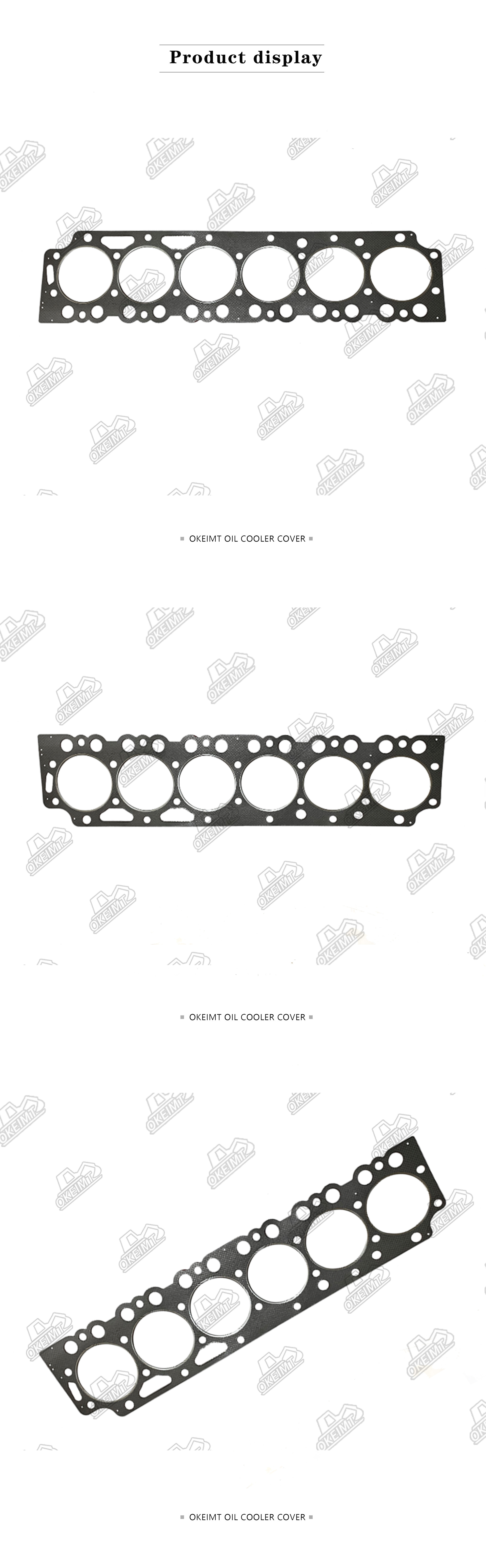 20943389 Asbestos Cylinder Head Gasket For Excavator D7E Engine