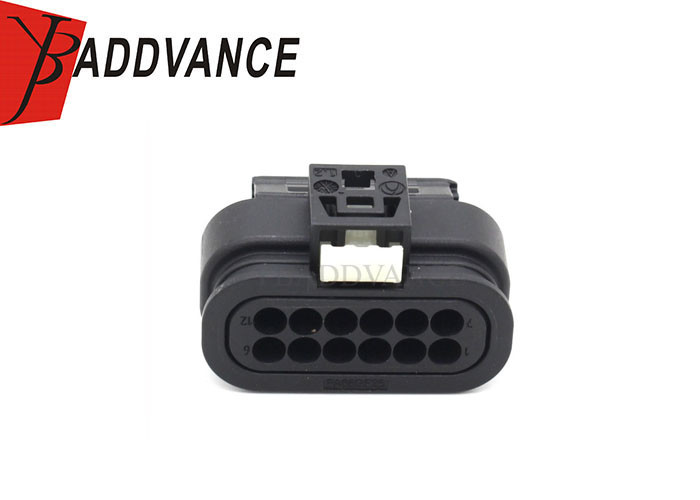 PA66GF25 12 Pin Female TE Connectivity Harness Connector Housing