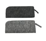 Stationery Felt Pencil Case / Large Zipper Pencil Pouch For School Eco Friendly