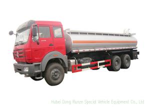 Quality 18000L 6x6 / 6x4 Offroad Liquid Tank Truck For Petroleum Oil / Gasoline / Petrol Transport wholesale
