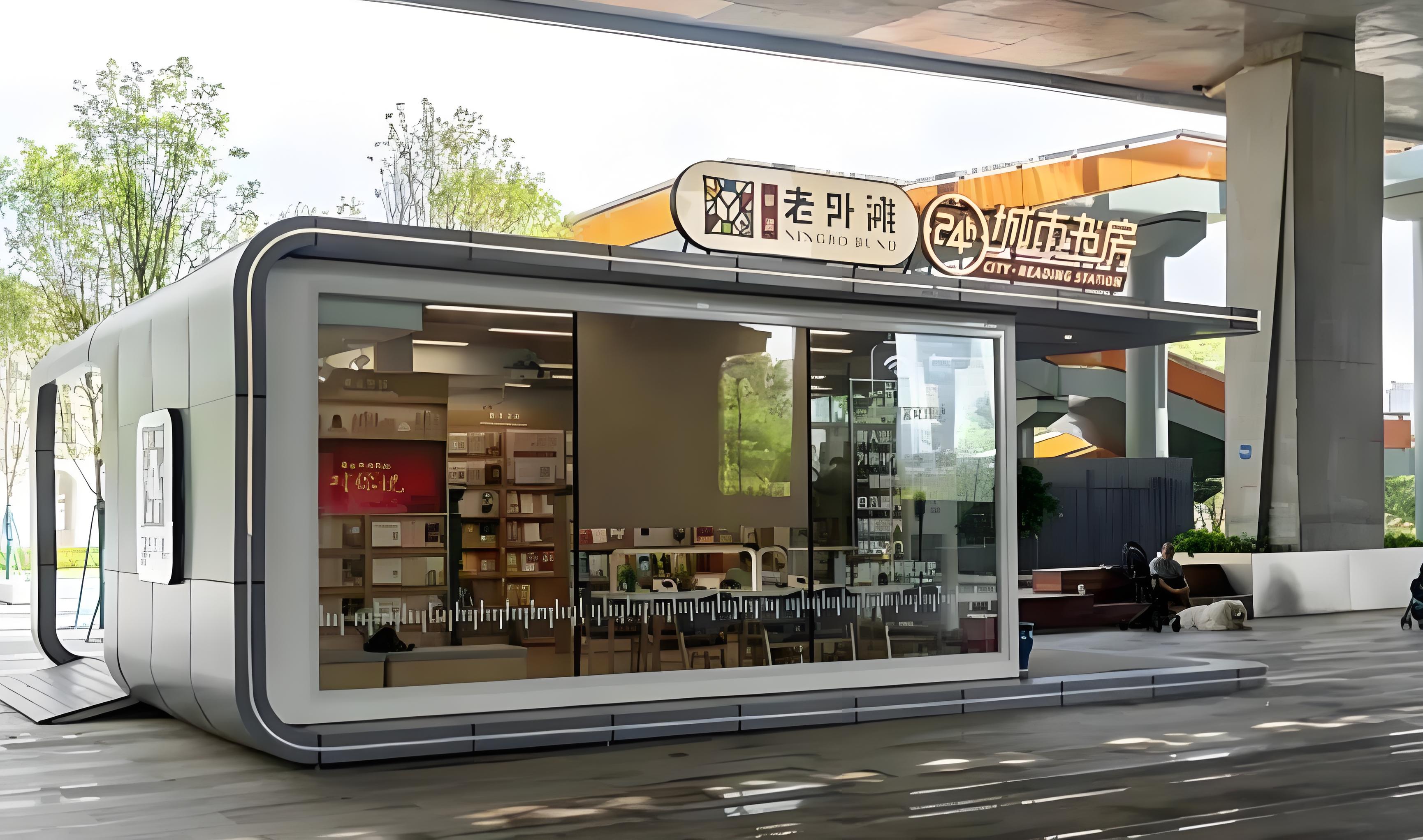 Mobile Prefab Studio As Snack Shop