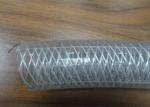 Clear PVC Wire Reinforced Flexible Hose / Fiber Braided Hose Anti Abrasion