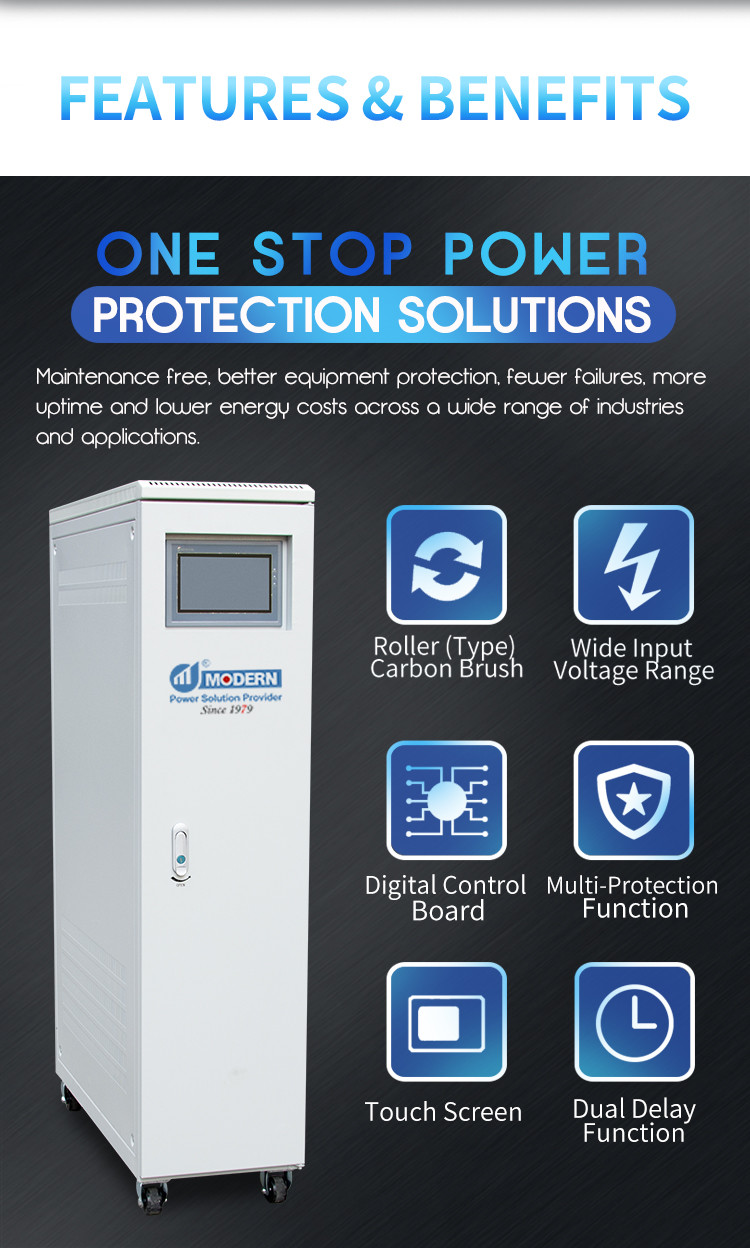Single Phase And Three Phase 10-5000kva AC Automatic Voltage Stabilizer
