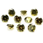 3A Quality Pink Color Wholesale Loose Gemstones Round Shape 2mm 3mm Synthetic