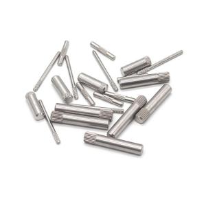 Quality 0.25in Metric Solid Spiral Knurled Dowel Pins 304 Stainless Steel wholesale