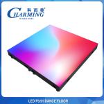 Antiwear IP53 Dance Floor Underground LED Screen Tempered Glass