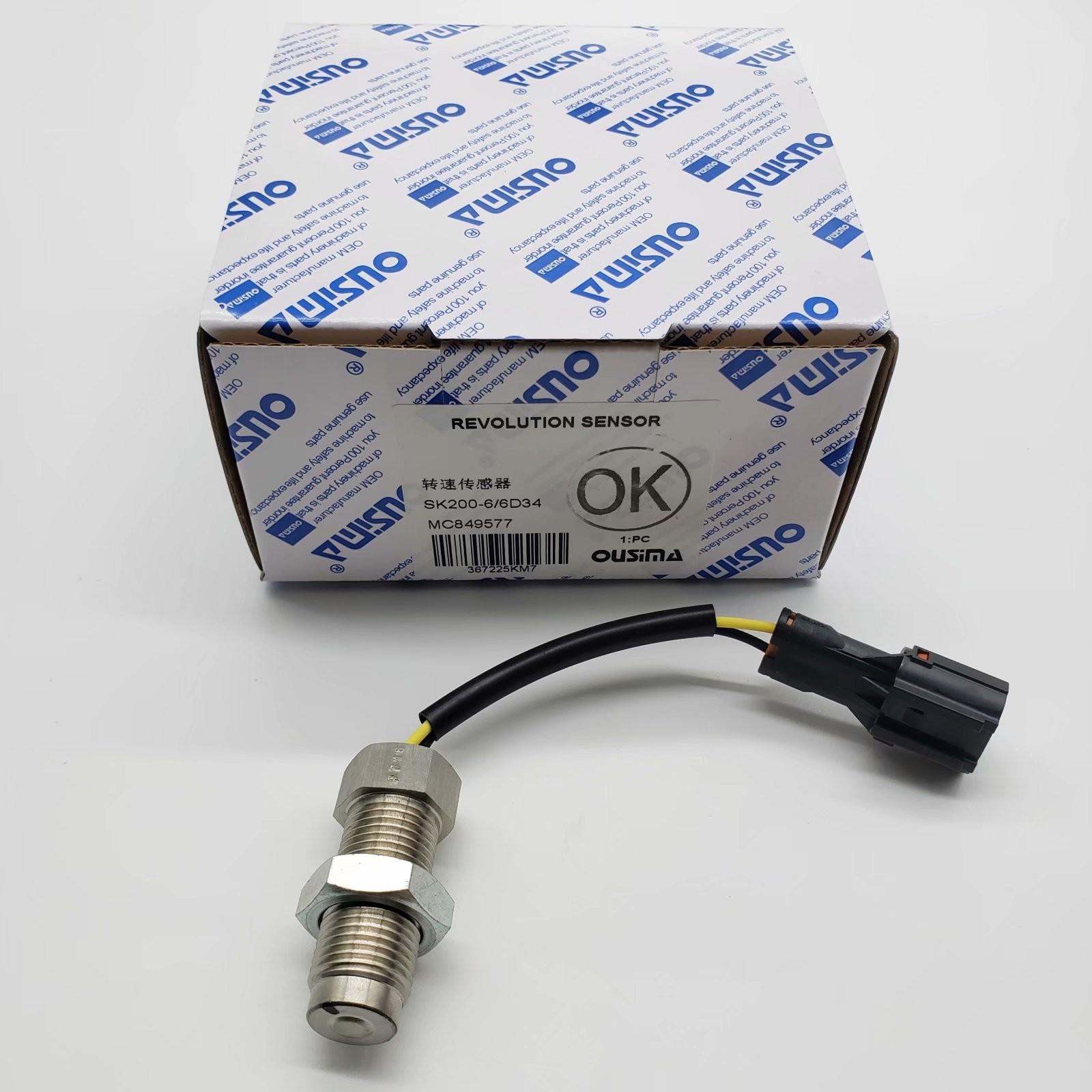 OUSIMSA Engine Excavator Speed Sensor MC849577 For Kobelco SK200-6 6D34