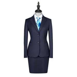 Quality V-neck Collar Blazer Skirt Women Suit Set for Office Pencil Skirt 2 Pieces Formal Suit wholesale