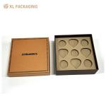 Luxury Chocolate Candy Packaging Lid Bottom Box Honeycomb Paper Christmas Gift