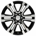 5822 24 GMC Replica Rims Black Wheels Fit Tahoe Silverado Sierra Yukon Escalade
