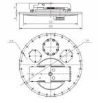 GET Long Life Truck Spare Parts Tank Manlid Manhole Cover GETC801A -560/580