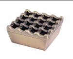 Bronze 16 Grids Vintage Metal Small Cigar Ashtray Novelty Fashion Windproof