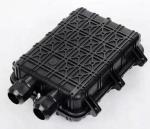 Pole Mounting Outdoor Fiber Optic Distribution Box 12 - 48 Core ODB Black Color