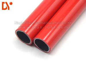 Quality Red Color Plastic Coated Pipe Anti Corrossion 28mm Diameter Long Service Life wholesale