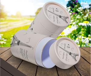 Quality Custom printed round packaging gift cardboard paper tube box wholesale