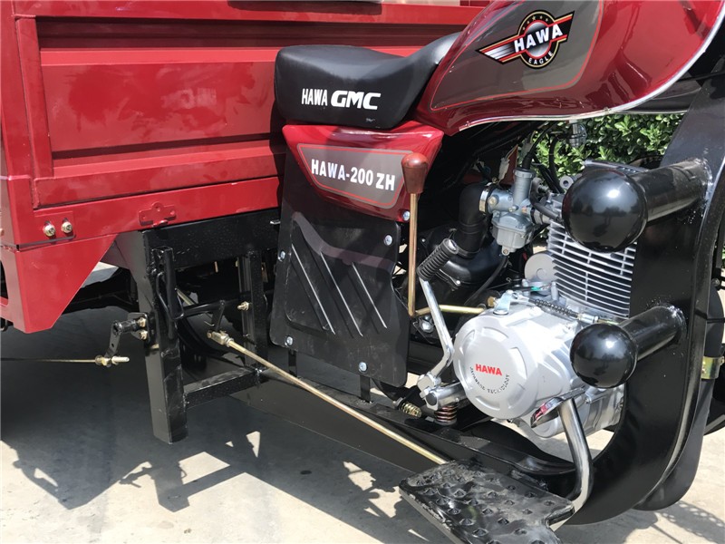 Air Cooled 200w Gasoline Tricycle For Passenger Seat