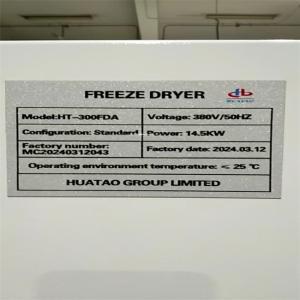 Quality 3m2 Capcity 60kg/Batch Silicone Oil Freeze Dryer Air Cooling wholesale