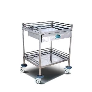 Quality Stainless steel medical trolley single-layer trolley hospital trolley wholesale