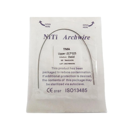 Rectangular Stainless Steel Dental Areal Arch Wire and Super Elastic for Dental Orthodontic Needs