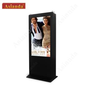 Quality 75inch Outdoor Floor Standing Digital Signage IP55 Waterproof LCD Totem Outdoor Android LCD Digital Signage wholesale