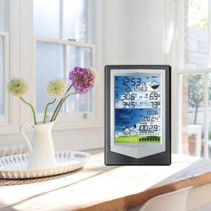 Quality Home Outdoor Wireless Weather Station With Color Display And Temperature Forecast 18.5*12.3*2.3cm wholesale