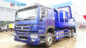 Quality 12cbm Sinotruk HOWO 6X4 Swing Arm Garbage Truck wholesale