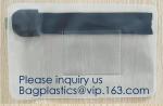 Zipper Vinyl PVC Leather Bank Deposit Bags Bank Deposit Bag With Key Ring