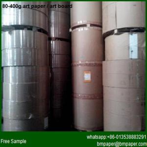 90gsm 61*86cm offset printing glossy art paper/ c2s glossy art paper