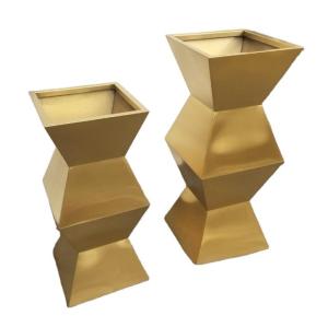 Quality Large Luxury Modern Special Shape Stainless Steel Planter wholesale
