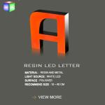 3D Acrylic Led Channel Letters Sign Wall Mounted Advertising For Shop Front Name