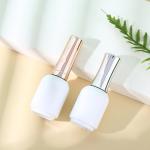 Glass Uv Gel Nail Polish Bottle with Silver Gold Cap 7ml 9ml 11ml 12ml 15ml