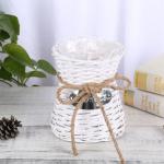 Creative Wicker Flower Basket Hand-Woven Flower Vase Living Room Decoration